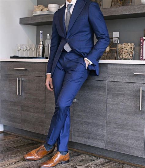 light brown shoes navy suit|blue suit brown shoes wedding.